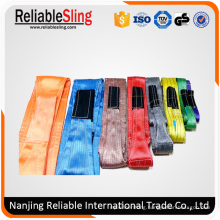 Cargo Lifting Rigging Hardware Double Ply Polyester Webbing Sling